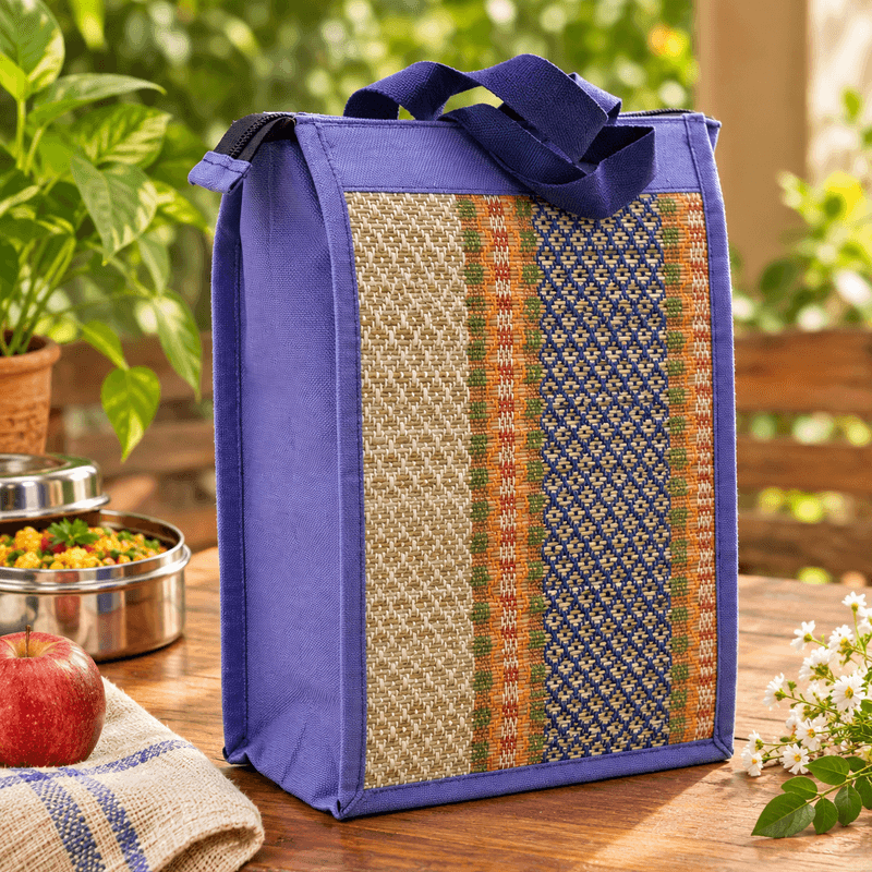Madhurkathi grass lunch box bag by atisrsti